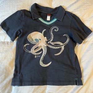 Tea Collection boys size 6 collared shirt polo
